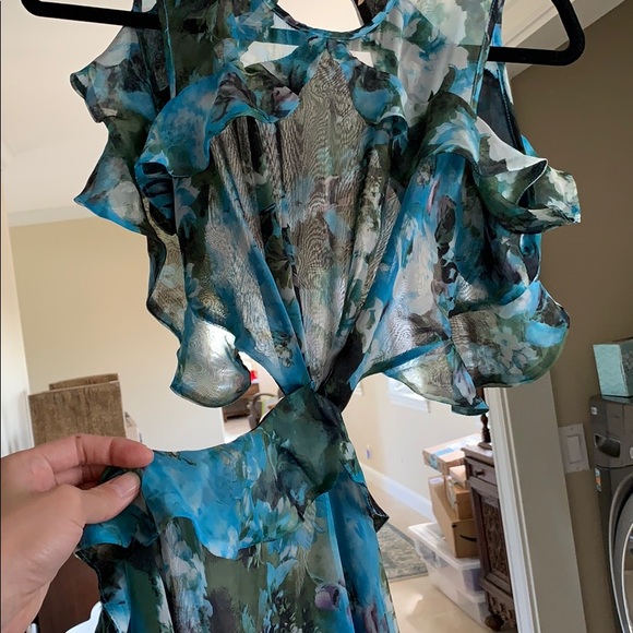 Flowy dress with cutout sides & open back. NWT - Picture 2 of 4